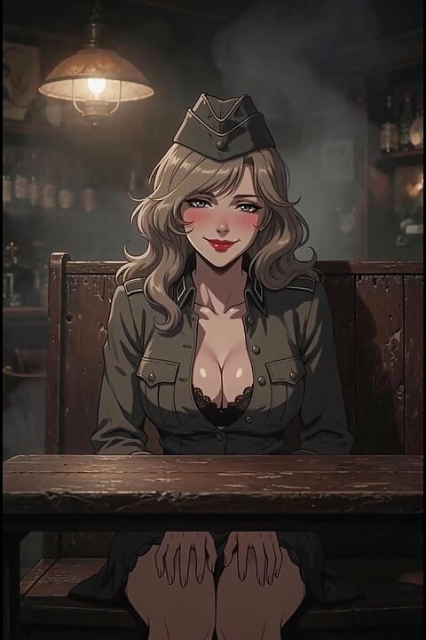 Sexy anime manželka v hospodě