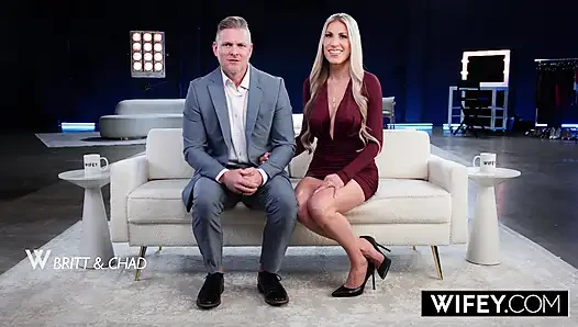 WIFEY Blonde Hotwife Britt Blair Sucks And Fucks For Her Husband