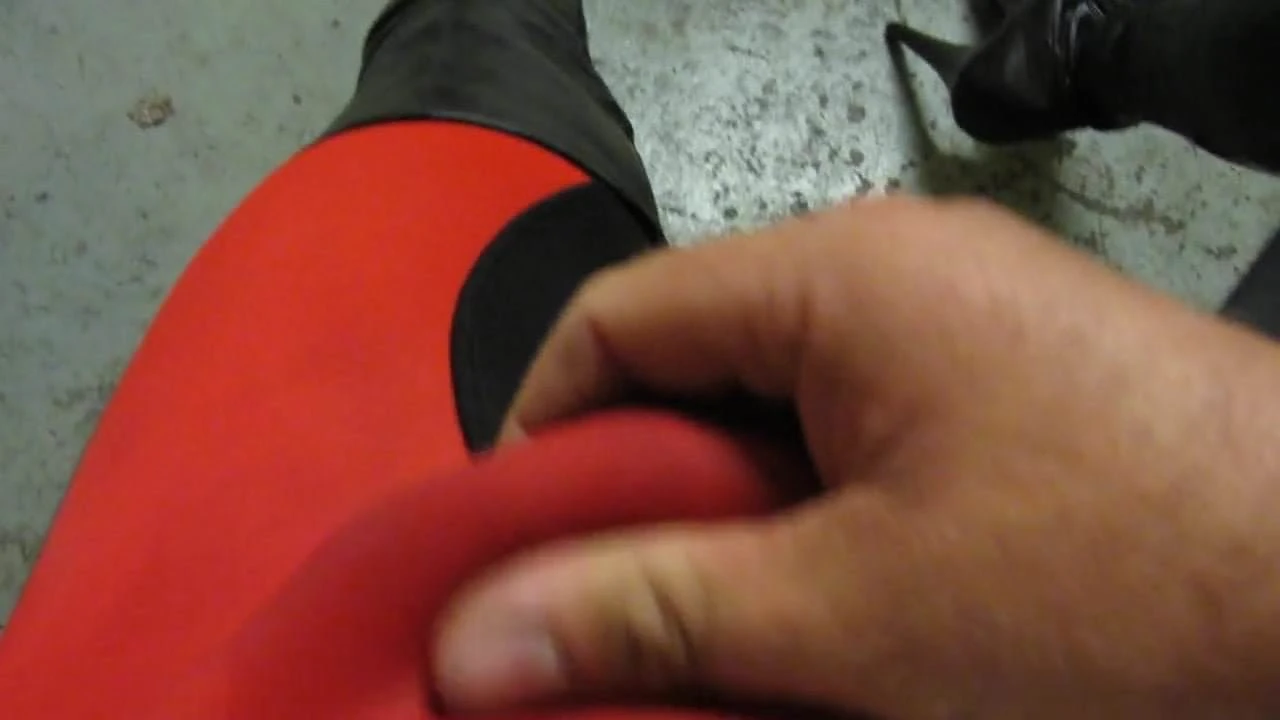 Mijn 7 inch platform dijlaarzen en fietskleding