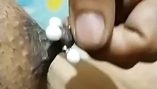 Pierced nipple tugging