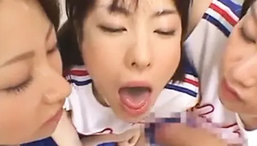 japanese schoolgirls facial