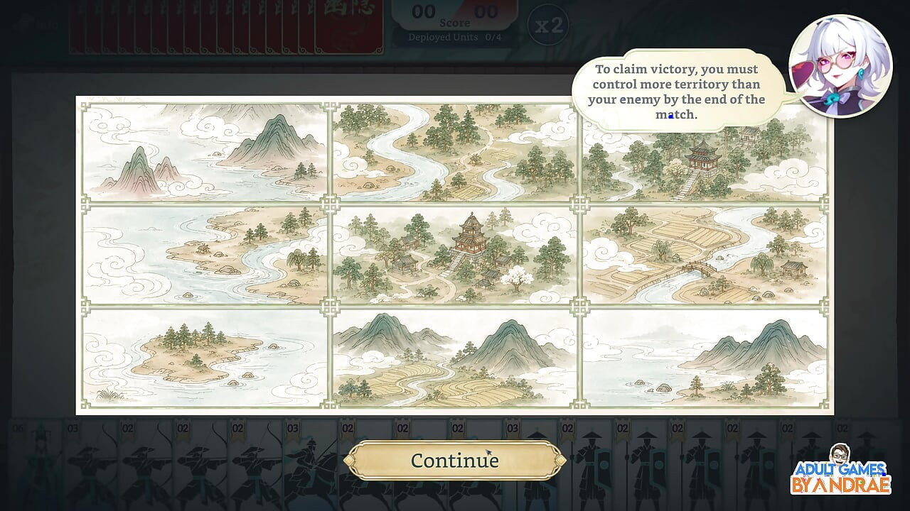 Harem Fantasy - เกมเพลย์สงคราม Concubine ตอนที่ 1 - เย็ดกับ Concubines ของเขา