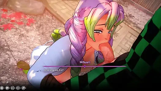 My Hentai Fantasy - The Farewell Blowjob dengan Mitsuri Kanroji dari Demon Slayer: Kimetsu no Yaiba