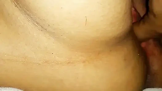 Intense Amateur Oral Sex for Her