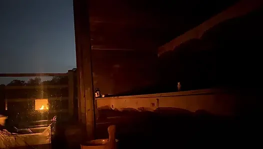 Horny in my sauna