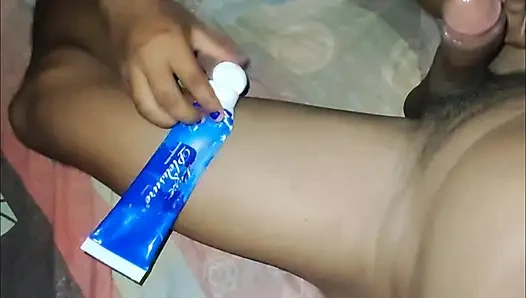 Stepsister sucks cock wants to get my milk out with her fake vagina