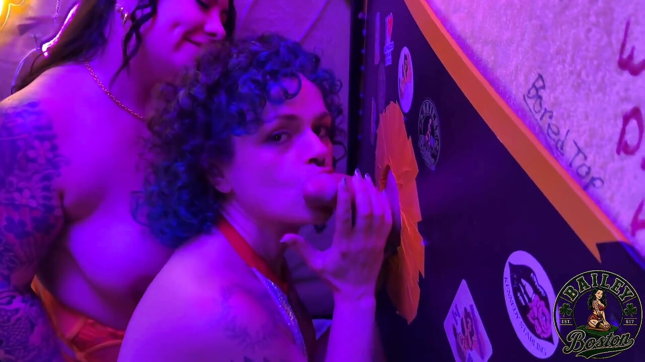 Bailey Boston & Kennedy Starling Share Bwc at Gloryhole