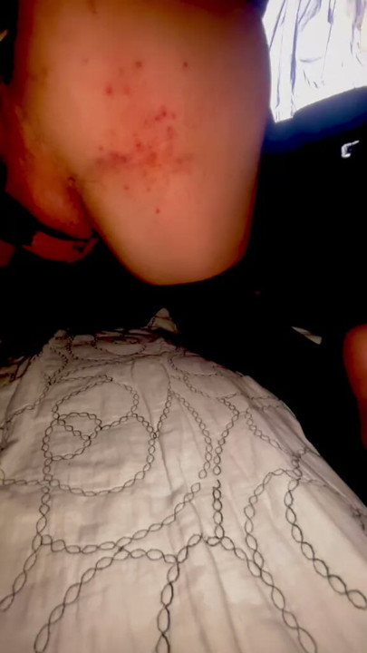 Putting a dildo in me like the little slut I am for you daddy.