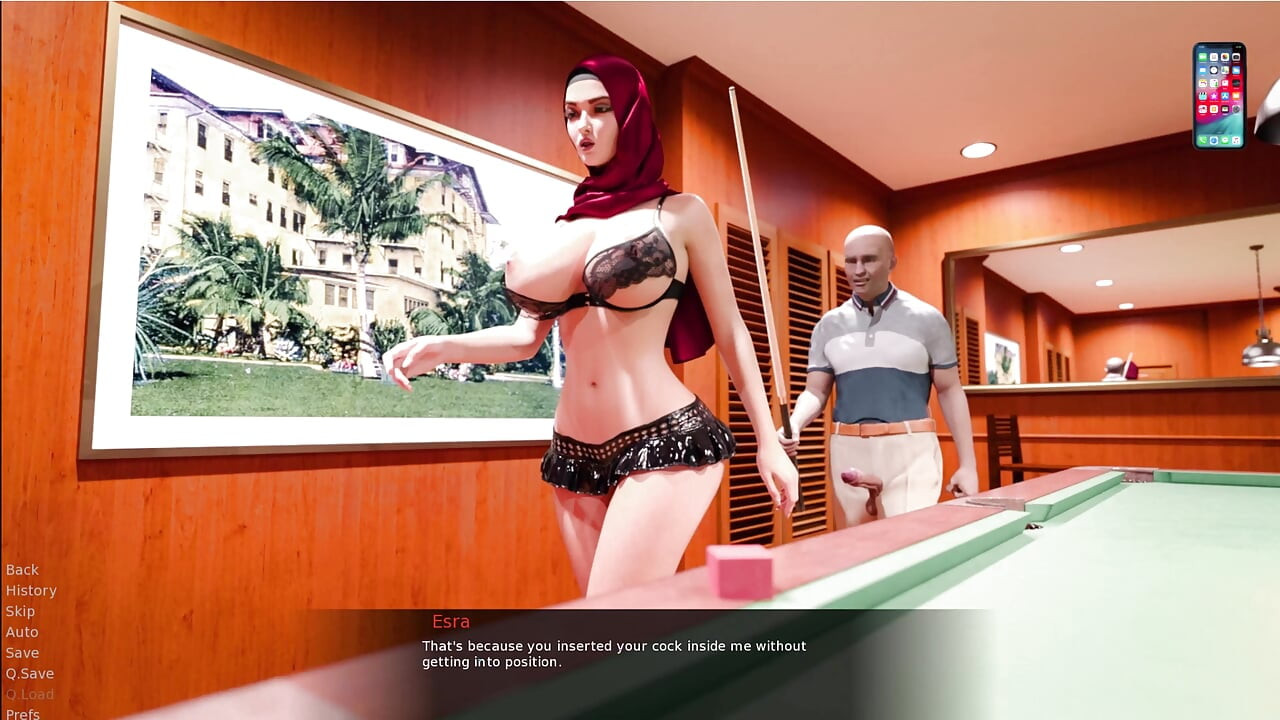 Esra en Estambul 8, Esra está jugando en la piscina y se está poniendo muy caliente