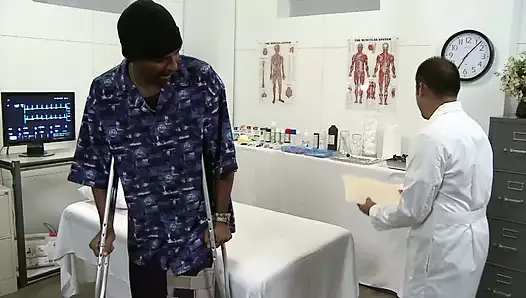 Dr Chayse Evans Examines And Cures A 14 Black Cock