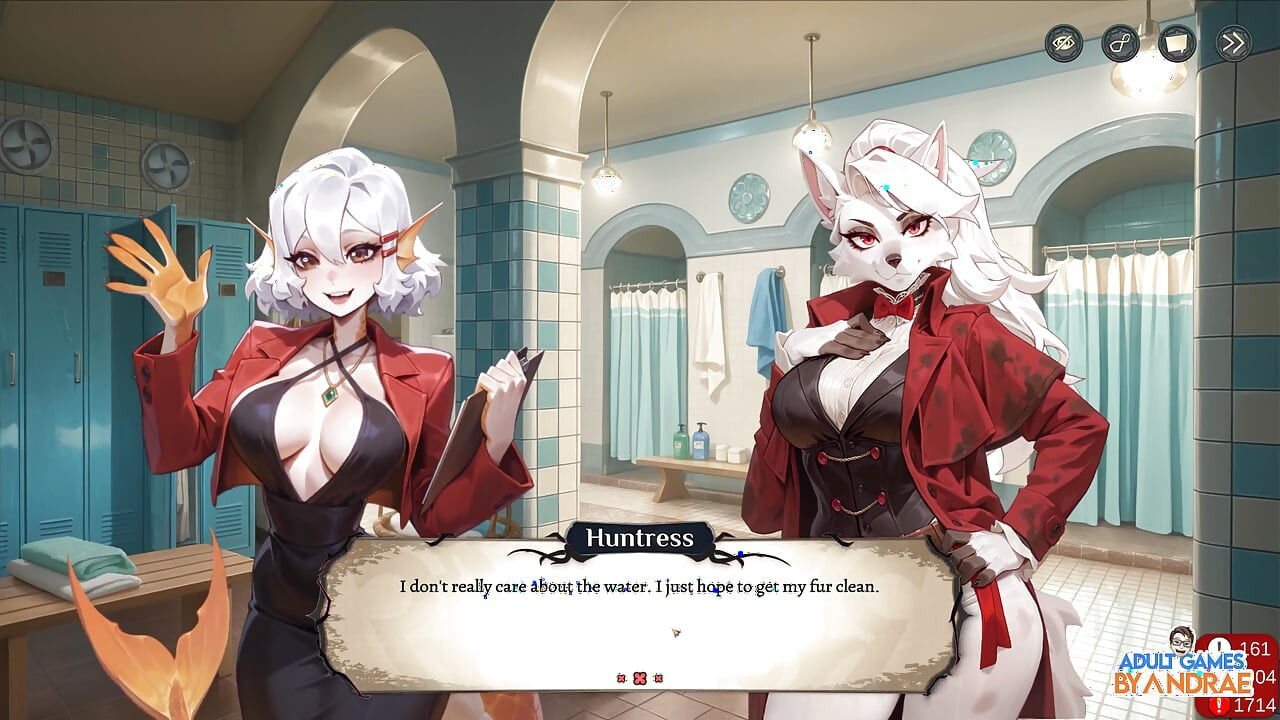 Hotel Tales Gameplay Part 3 - Helping Nikki Sort the Suitcases and Bathe Griselda the Huntress