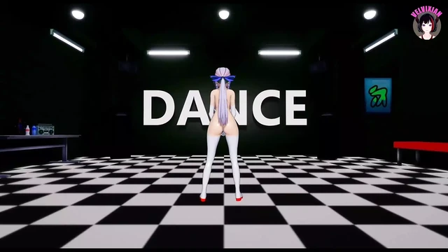 Haku - Dancing In Sexy Swimsuit (3D HENTAI)