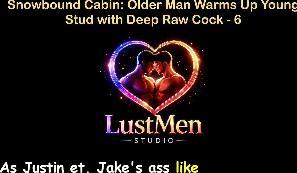 English Audio Gay Sex Story - Snowbound Cabin Older Man Warms up Young Stud with Deep Raw Cock - Part 6