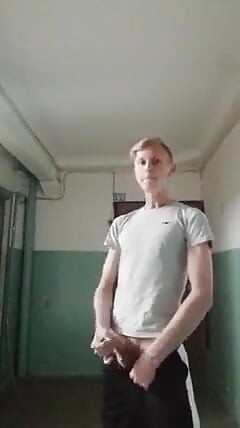 Decided to jerk off at the entrance