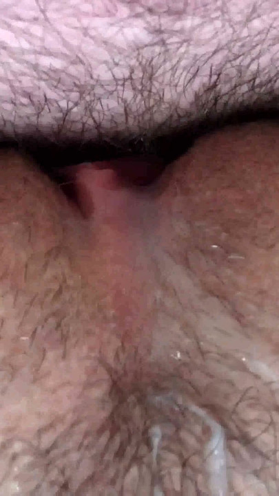 Please don't cum inside. Cum on my hairy pubis. Creamy Pussy. Female Orgasm. Close-Up. | Clip 1