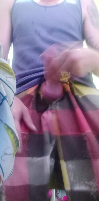 Jerking off my 8 and a half inch cock