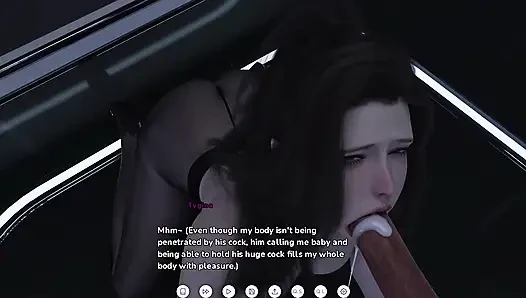 Er spielt, indem er seinen Penis gegen ihre brüste legt. gameplay