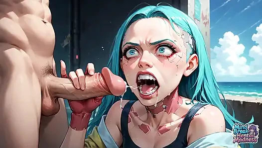 Двойной дилдо, двойной дилдо, сквиртующее блаженство на пляже!