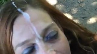 Garden Facial Cumshot