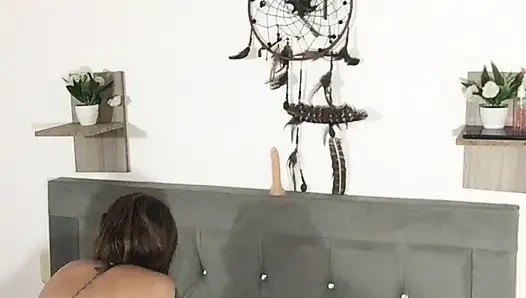 I get on top of my boyfriend and make him come inside me