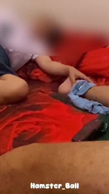 Epic moment from "My High School Student Handjob While Shaving My Big Cock 18+"