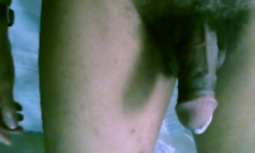 Masturbation with very oozing ejaculation