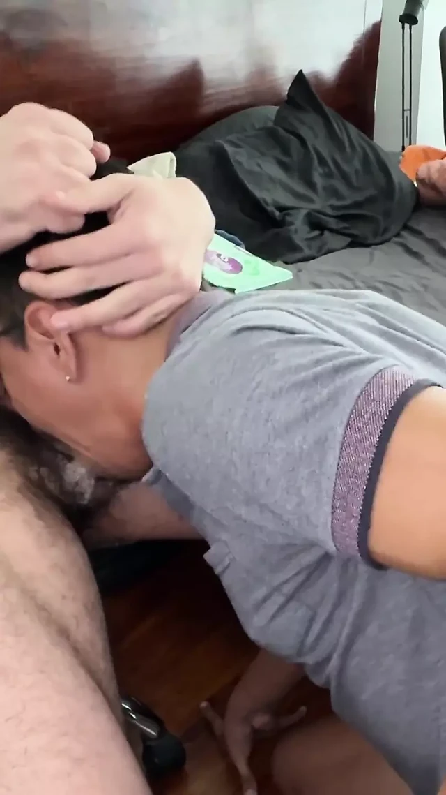 Only Satisfaction Gives Me to Feel His Cock in My Throat