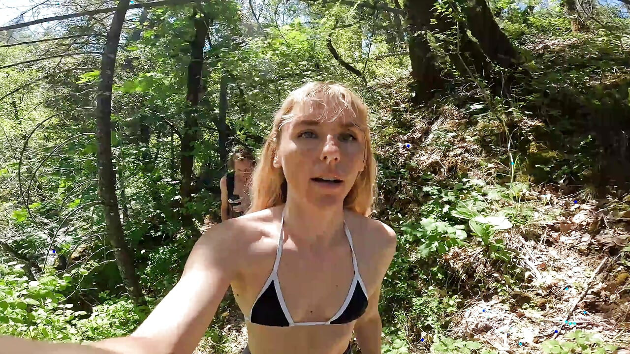 We Got Caught Fucking at a Waterfall with Facial & Cumwalk