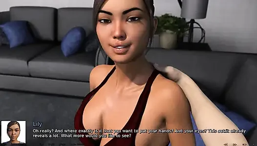 Wo das herz ist: ebenholz-mädchen, handjob und gesichtsbesamung, episode 75