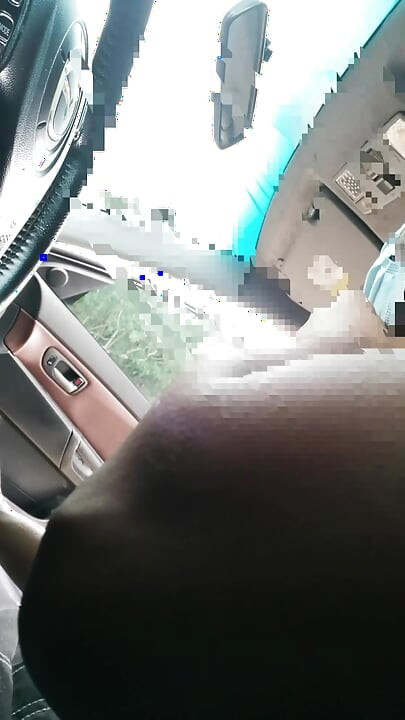 Damn, I suck it in the car