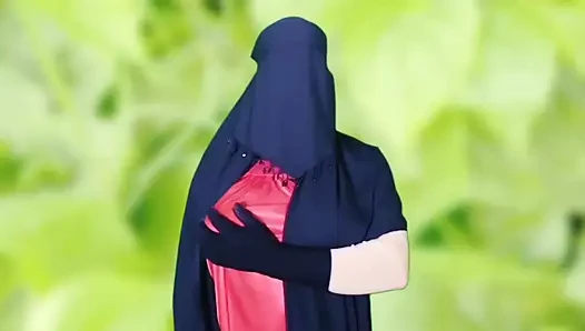 Bangladeshi beautiful woman wearing burqa masturbating sex and dirty talk