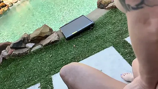 Alternative MILF Gets Fucked in Pool by BBC