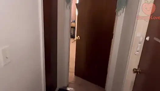 Ibu tiri nakal ini dipuasin sama ayah tirinya