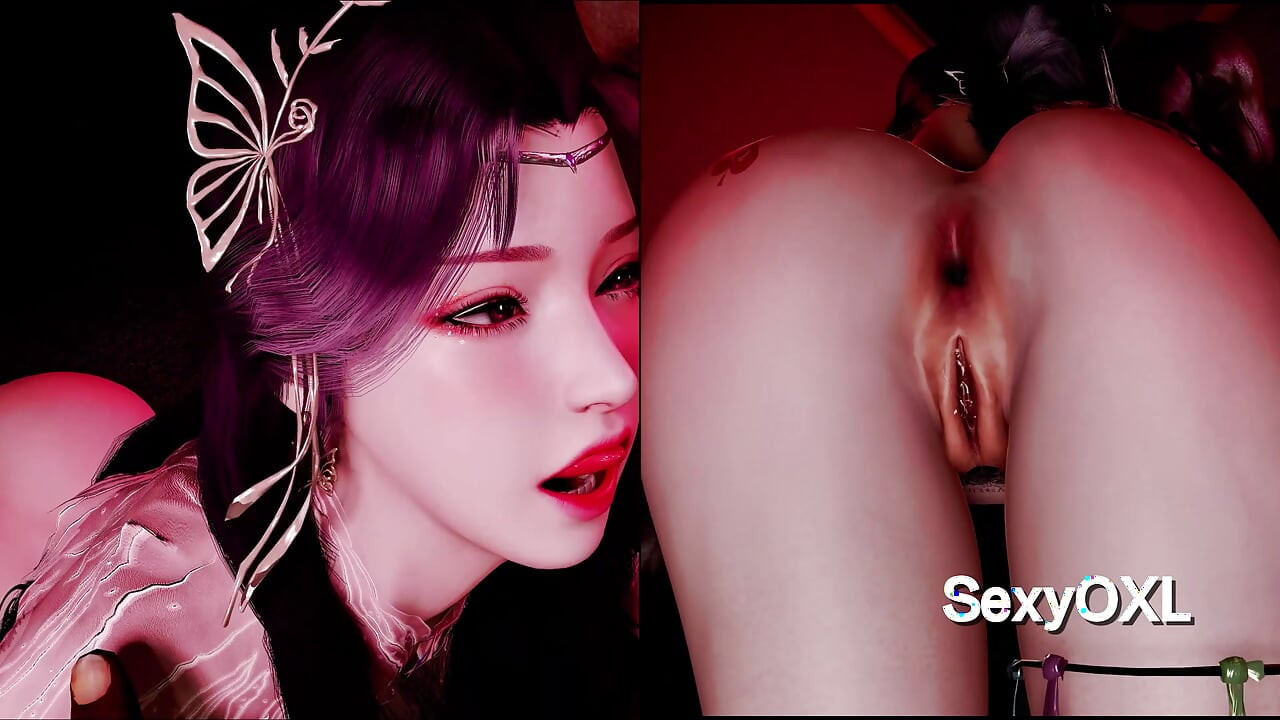 Yun Xi đút sâu vào cổ họng