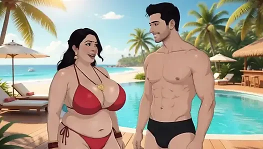Video animasi istri India terangsang desi dengan audio hindi