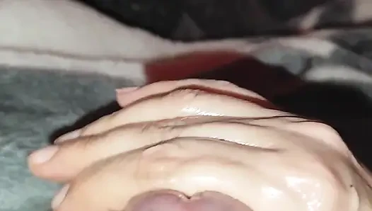 I turned him on in public and finished him at home. A wild and dominant jerk off and big cumshot!