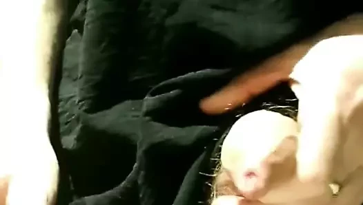 Cute Blonde Tgirl Cumshot