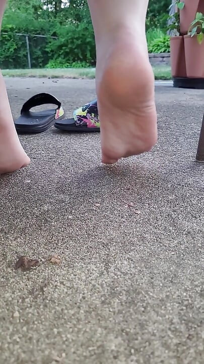 Heels and Soles of My Feet Outside