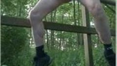 my public outdoor fully naked jackoff in the wood