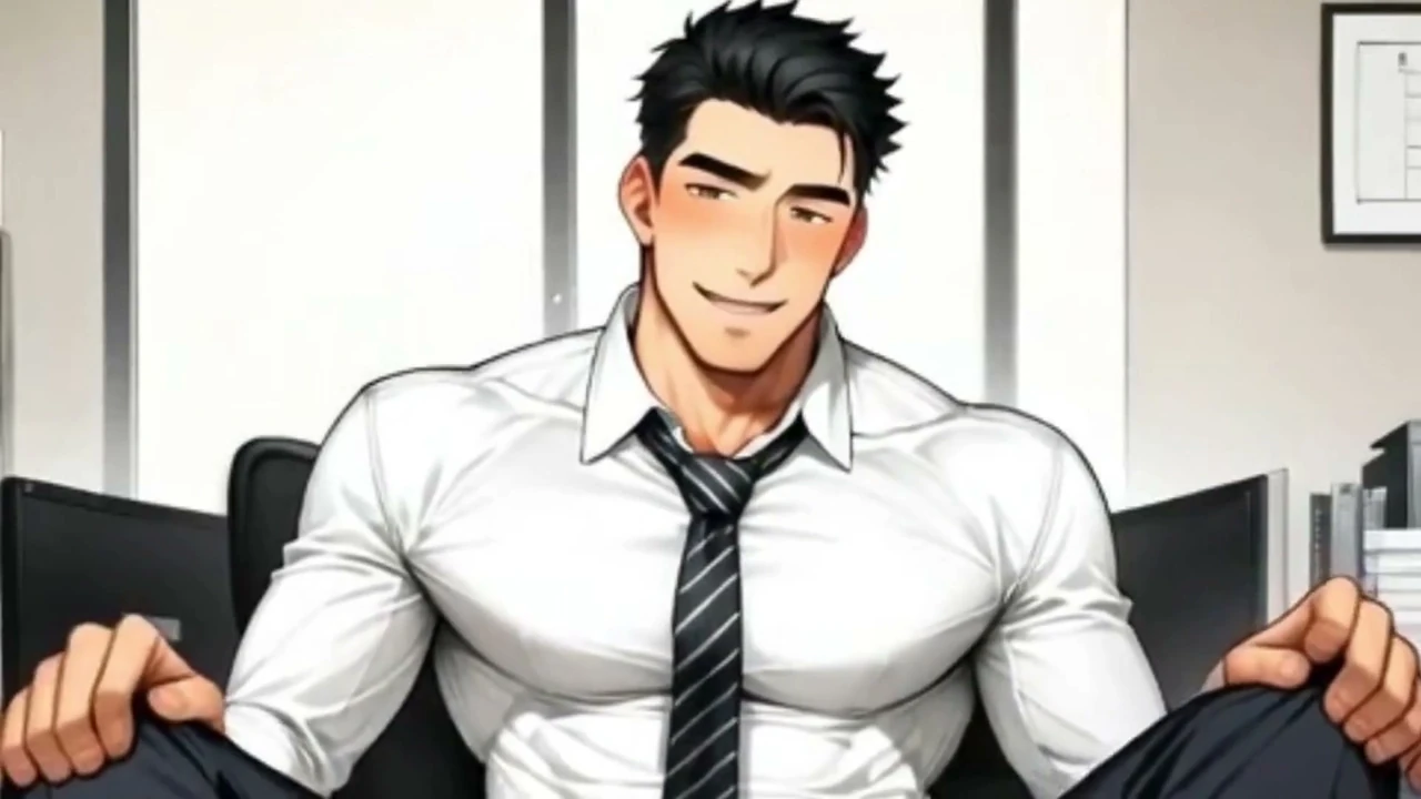 Intense Blowjob in the Office During Overtime with the Newbies. Yaoi Hentai Animation.,BubbleBigxxx