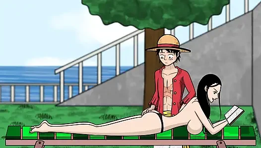 One Slice of Lust - One Piece - V1.6 Part 3 Nico Robin Naked Body Taking...
