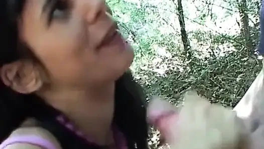 A couple of piggy walkers take a dirty break in the woods!