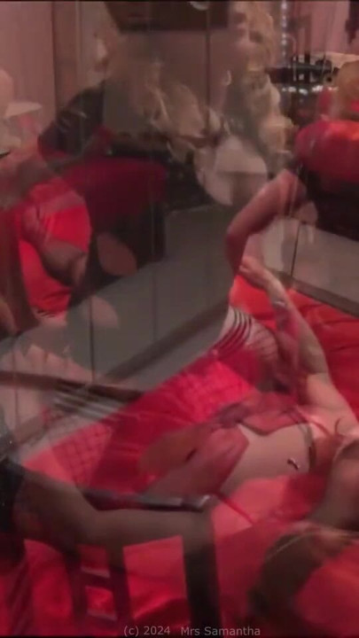 Memorable moment from "Mirjam fucked by Mrs Samantha after a hot 69 session"
