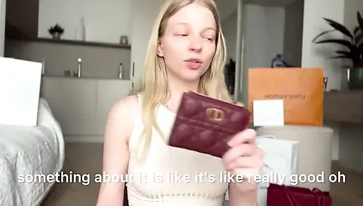 Findom Luxury Shopping Haul 12k $ Heavy Drain