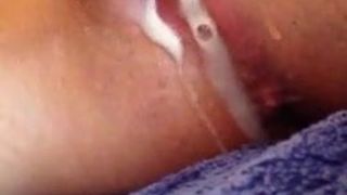 Masturbazione e schizzo di figa succosa, clip # 9