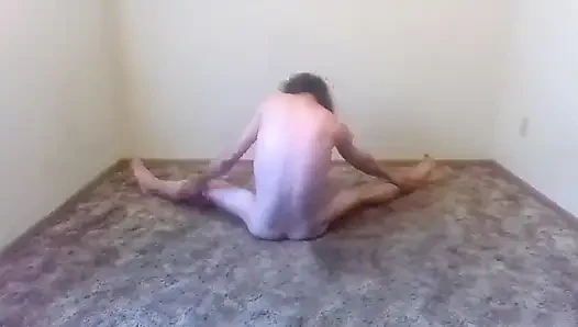 Nude Exercises (3 Views, 4 Artists, Fitness & Porn): 10 Spread Toe Touches