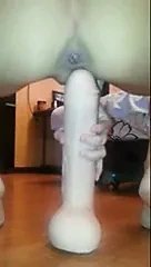 Big dildo fucking part 3