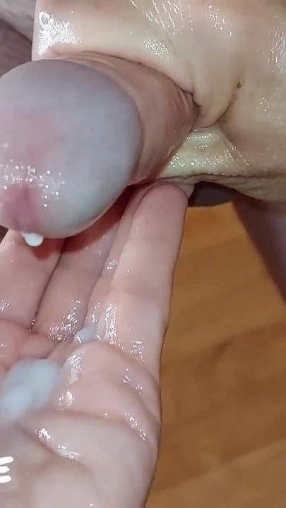 Iconic moment from "Handjob So Good His Dick Tip Turned Blue! FPOV Female POV (Milking-time)"