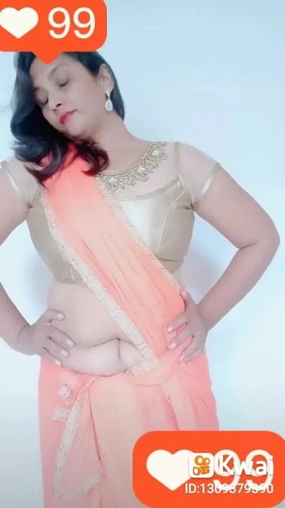 Roze saree tante