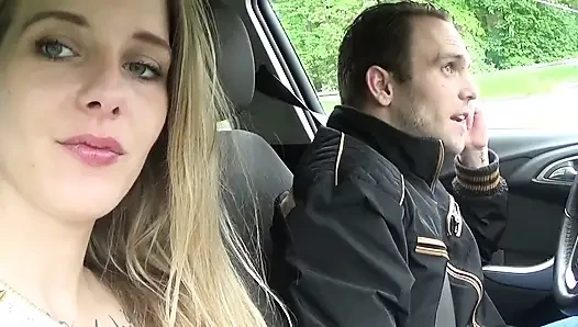 Hinter den Kulissen in Gelsenkirchen Deutschland! Schau zu, wie wir reisen, bereitet uns auf ein Foto / Videoshooting vor und schau, wie geil wir sind